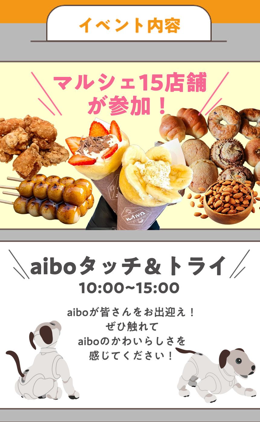 aiboタッチ＆トライ